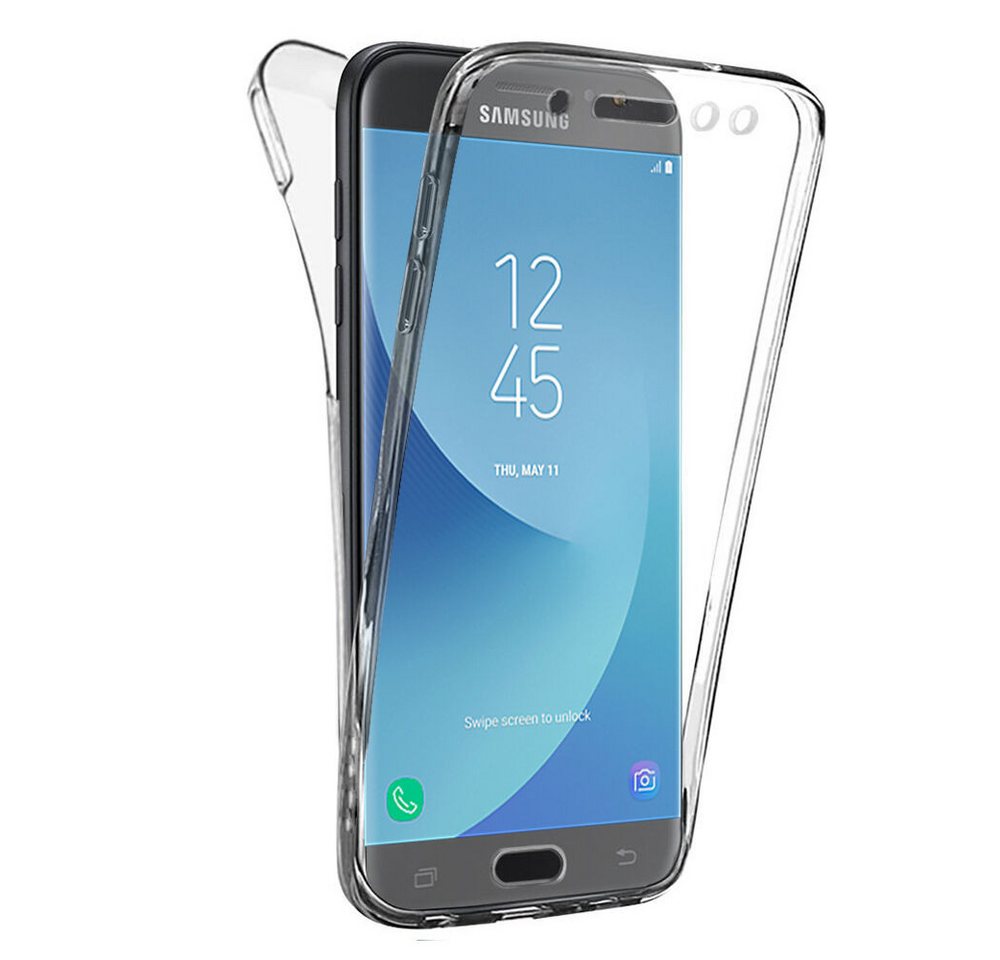 Wisam Smartphone-Hülle für Samsung Galaxy J5 PRO / J5 2017 Full Cover 360° Transparent Hülle 13,20 (5,2 Zoll) von Wisam