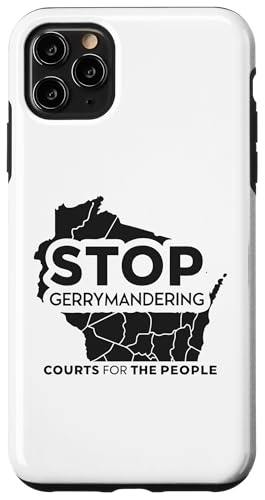 Hülle für iPhone 11 Pro Max Wählerrechte schützen – Schluss mit Gerrymandering Now von Wisconsin Election on April 1, 2025