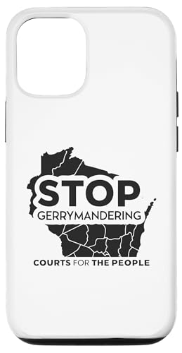 Hülle für iPhone 12/12 Pro Wählerrechte schützen – Schluss mit Gerrymandering Now von Wisconsin Election on April 1, 2025