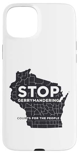 Hülle für iPhone 15 Plus Gleiche Vertretung – Sagen Sie Nein zu Gerrymandering von Wisconsin Election on April 1, 2025