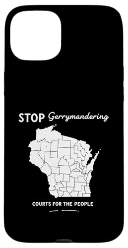 Hülle für iPhone 15 Plus Kämpfen Sie Gerrymandering – Unterstützen Sie faire Wahlen 2025 von Wisconsin Election on April 1, 2025