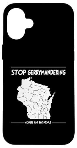 Hülle für iPhone 16 Plus Stop Gerrymandering - Gerichte für die Volkswahl von Wisconsin Election on April 1, 2025