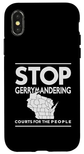 Hülle für iPhone X/XS Fix the System - End Gerrymandering Today von Wisconsin Election on April 1, 2025