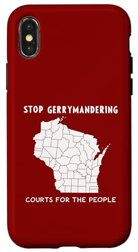 Hülle für iPhone X/XS Kampf für Demokratie – Gerichte für das Volk von Wisconsin Election on April 1, 2025