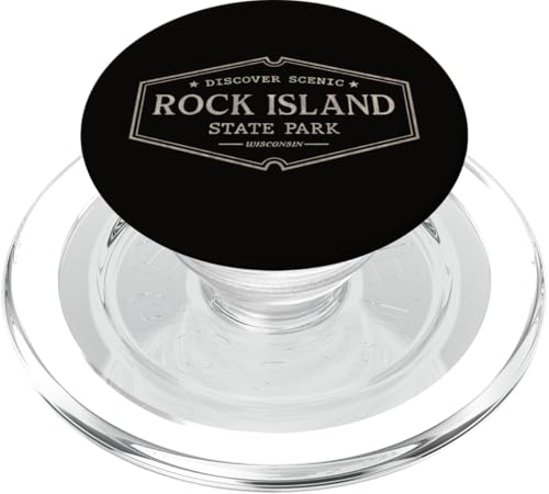 Rock Island State Park, Wisconsin | Malerisches Rock Island, WI PopSockets PopGrip für MagSafe von Wisconsin Standard Apparel Co.