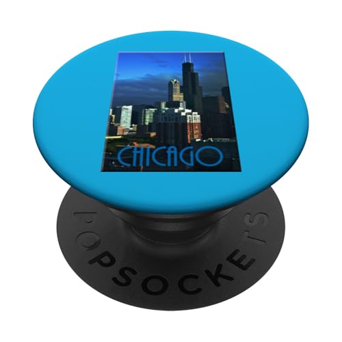 Chicago Willis Tower Wolkenkratzer Foto PopSockets Klebender PopGrip von Wistful