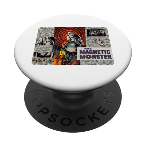 Das magnetische Monster Vintage-Science-Fiction PopSockets Klebender PopGrip von Wistful