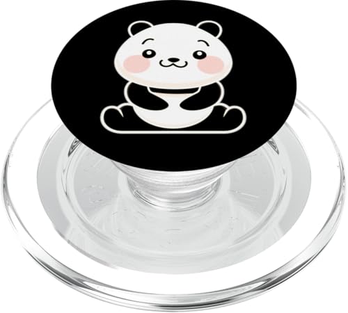 Niedlicher Panda-Cartoon PopSockets PopGrip für MagSafe von Wistful