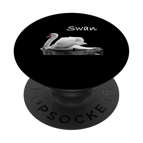 Schwan Vogel Foto PopSockets Klebender PopGrip von Wistful