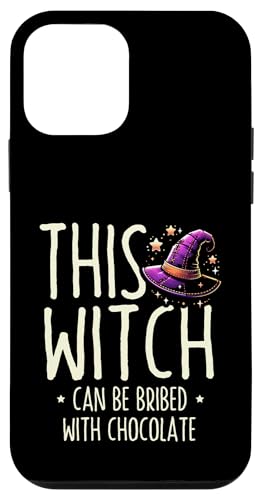 Hülle für iPhone 12 mini Diese Hexe kann mit einem Schokoladen-Halloween-Besen bestochen werden von Witch Halloween Lover Gifts