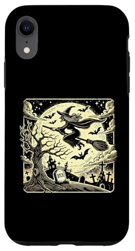 Hülle für iPhone XR Halloween Hexe Halloween Besen Besen von Witch Halloween Lover Gifts