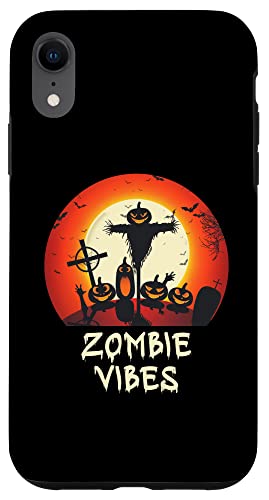 Hülle für iPhone XR Zombie Vibes Moonlit Graveyard – Gruselige Kinder Jungen Erwachsene von Witchy Wardrobe