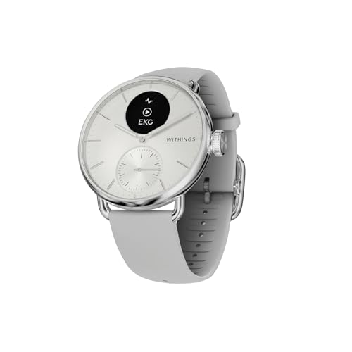 Withings ScanWatch 2, Hybrid Smartwatch Heart Health for Men & Women - ECG, SPO2, Temperature Monitoring, Sleep Tracking, Respiratory Health, Cycle Tracking, 30 Day Battery Life, iOS & Android von Withings
