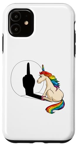 Hülle für iPhone 11 Einhorn Handyhülle Lustige Einhorn von Witzige Einhorn Geschenk Handyhülle