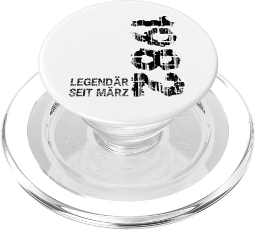 43. Geburtstag Mann 43 Jahre Legendär seit März 1982 PopSockets PopGrip für MagSafe von Witzige Geschenke zum 43 Geburtstag Mann und Frau