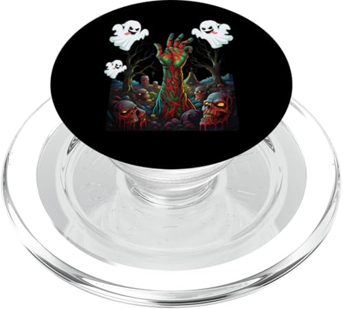 Zombie Halloween Kostüm Kinder lustiges Party outfit Grusel PopSockets PopGrip für MagSafe von Witzigee Halloween Kinder Party Kostüm Deko Jungs