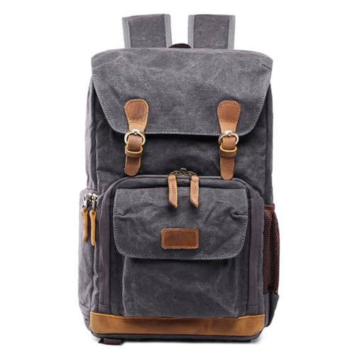 Wjsdsg Kameratasche Canvas Batik Wasserdicht Fotografie Outdoor Verschleißfest Große Foto DSLR Kamera Rucksack Ersatz von Wjsdsg