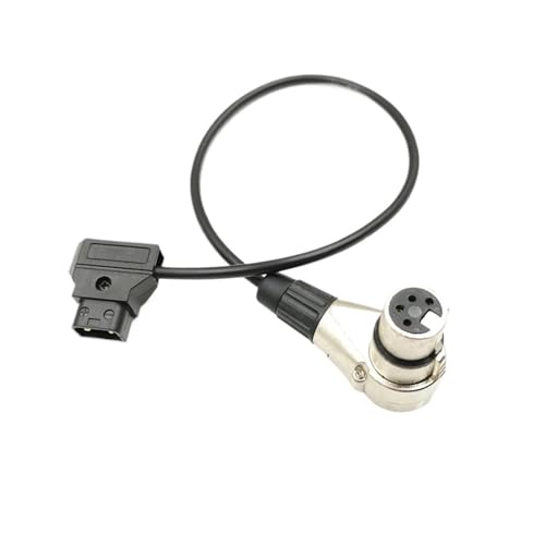 XLR-Kabel mit 4-poligem D-Tap-Stecker auf Buchse, für Netzadapter (Straight Plug Cable, 100 cm) von Wnmzxc