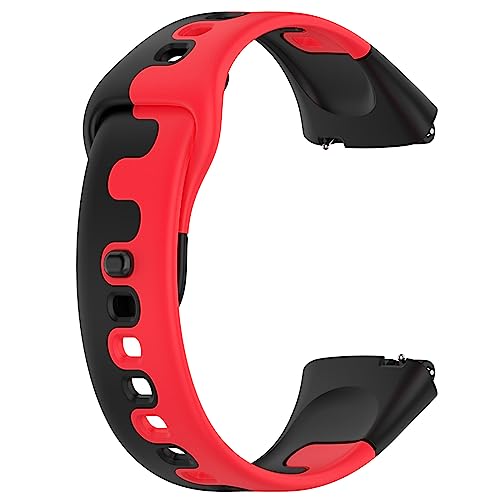 Smartwatch Band Weiches Silikon DualColor Armband Ersatz Schweißfeste Schnellverschluss Armbänder Für Watch3 Lite Active von Woedpez