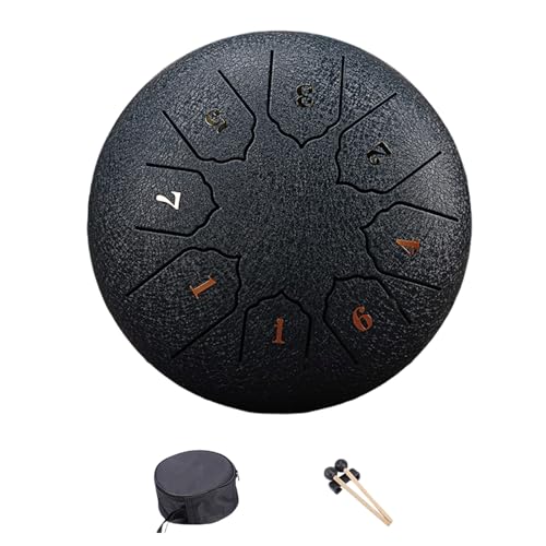 Steel Tongue Drum 8 Note 6 Inch Steel Drum Percussions Instrument With Drumsticks And For Musical Educations von Woedpez