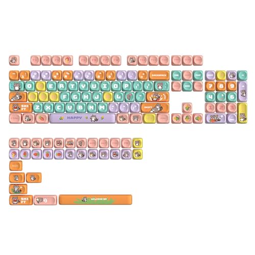 Vervollständigen Sie Ihre Tastatur mit Tiermotiven, Farbstoff-Sublimation, reduzierte Fehler für alle Arten von Benutzern, Tastenkappe für mechanische Tastaturen von Woedpez