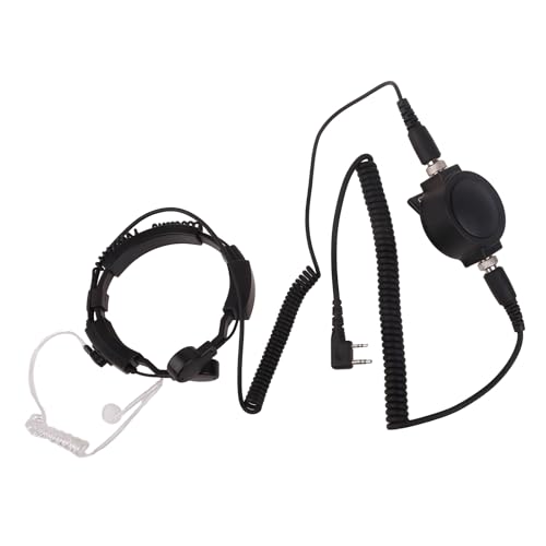 Woedpez Ohrhörer Headset Mit Finger PTT Tastenmikrofon Für Zwei Wege Radio WalkieTalkie Für BFF8HP BFF9 UV-82 UV-82HP UV-82C UV-5R von Woedpez