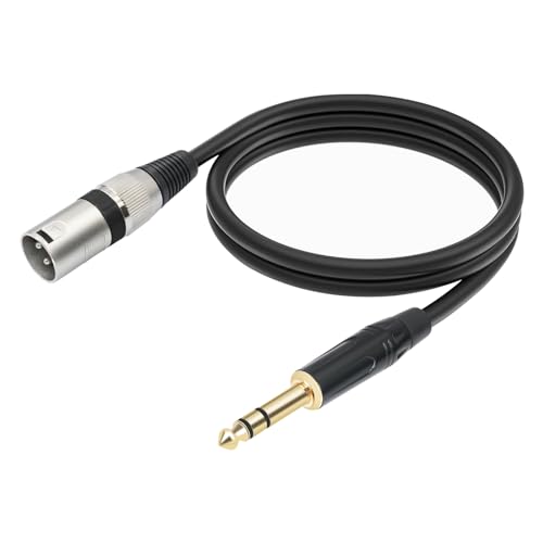 Woedpez Professionelle 6 35mm Stecker Auf Stecker Kabel Linie Stereo Sound Mikrofon Kabel Draht Für Lautsprecher Mischpult von Woedpez