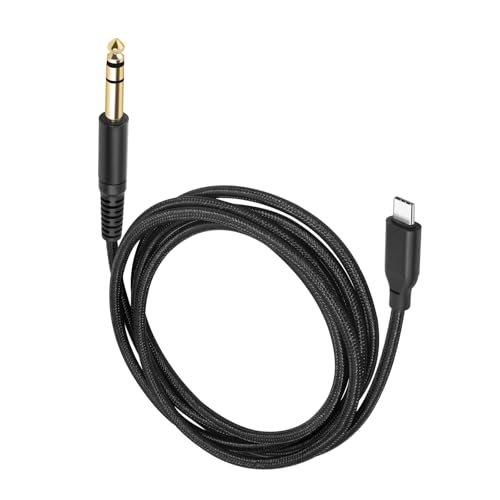 Woedpez USB C Auf 6 35 Mm Stereo Kabel Typ C Auf 6 35 Mm Adapterkabel Für Verstärker Mischpulte Lautsprecher von Woedpez