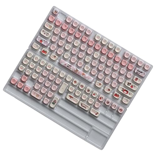 Woedpez Welpe KeyCap Set Anime Keycaps 120Keys Keycaps Für Rainy Mechanische Tastaturen von Woedpez