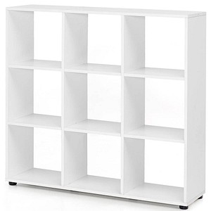 WOHNLING Bücherregal weiß 108,0 x 29,0 x 104,0 cm von Wohnling