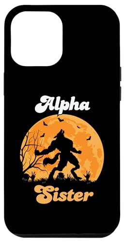 Hülle für iPhone 13 Pro Max Alpha Sister Wolf Matching Family Tribe Wolves Moon Girls von Wolf Family Tees