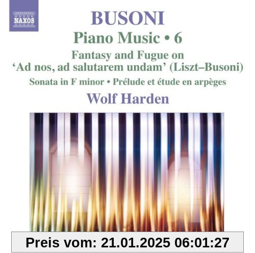 BUSONI: Klaviermusik Vol.6 von Wolf Harden