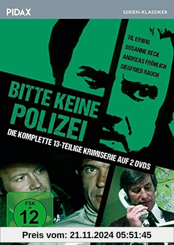 Bitte keine Polizei / Die komplette 13-teilige Krimierie mit Starbesetzung (Pidax Serien-Klassiker) [2 DVDs] von Wolfgang Schleif