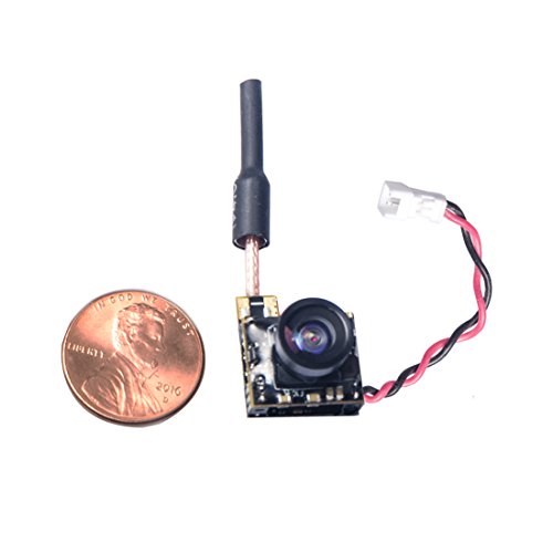 Wolfwhoop WT05 Micro AIO 600TVL Kamera nur 3,4 g 5,8 GHz 25 mW FPV Sender mit Dipol-Messing-Antenne Combo für FPV Quadcopter Drohne von Wolfwhoop