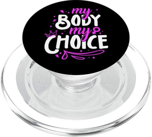 Feministin Mein Körper Meine Wahl PopSockets PopGrip für MagSafe von Women Rights Empowerment Gender Equality HD0