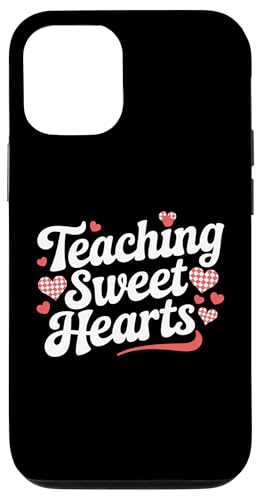 Hülle für iPhone 12/12 Pro Teaching Sweet Hearts Teacher Valentinstag Kleidung Tee von Women's Valentines Day Teacher Apparel