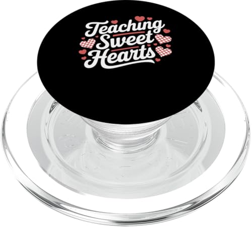 Teaching Sweet Hearts Teacher Graphic Tee Valentinstag PopSockets PopGrip für MagSafe von Women's Valentines Day Teacher Apparel