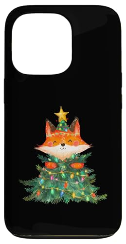 Hülle für iPhone 13 Pro Fox Weihnachtsbaum-Pyjama für Mädchen und Jungen, Weihnachtsbeleuchtung von Wonderful Christmas Gifts For Boys & Girls