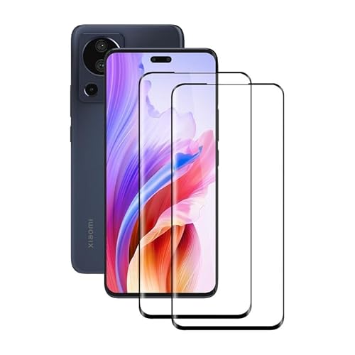 Wondoner 2 Stück Displayschutz für Xiaomi 13 Lite Panzerglas, [Anti-Kratzer] [Hohe Auflösung] [Blasenfrei] 9H Folie Xiaomi 13 Lite Schutzfolie, für Xiaomi 13 Lite Screen Protetor von Wondoner