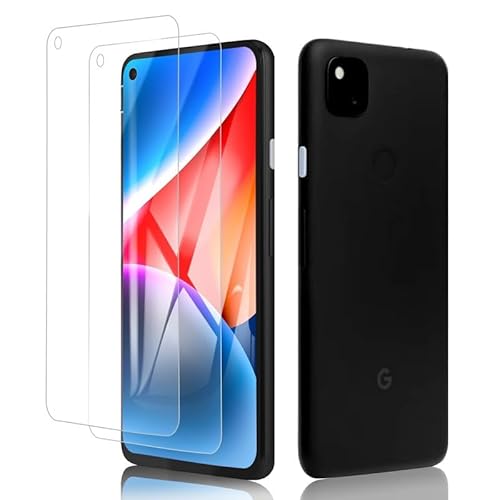 Wondoner [2 Stück] für Schutzfolie Google Pixel 4a Panzerglas, Kratzfest Splitterfrei Panzerglasfolie für Google Pixel 4a Displayschutzfolie, HD Einfacher Montage Displayschutz Google Pixel 4a Folie von Kaxilu