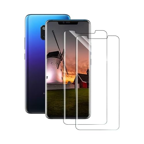 Wondoner für Huawei Mate 20 Pro Panzerglas Huawei Mate 20 Pro Schutzfolie Mate 20 Pro Displayfolie Huawei Mate 20 Pro Displayschutz [2 Stück][Huawei Mate 20 Pro][9H]für Huawei Mate 20 Pro Schutz Glas von Wondoner