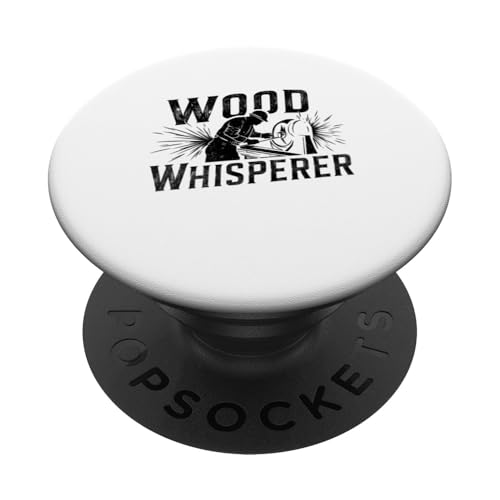 Wood Whisperer Woodturner Holzbearbeitungs-Drehmaschine Drechseln PopSockets Klebender PopGrip von Woodworking Lathe Woodturning Woodworker Gifts