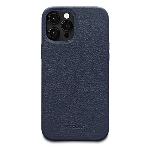 Woolnut Leder Hülle Case für iPhone 12 Pro Max - Blau von Woolnut