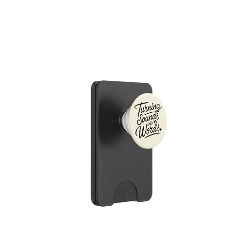 Turning Sounds Into Words Sprachtherapie Frauen PopSockets PopWallet für MagSafe von WordsTheCollective