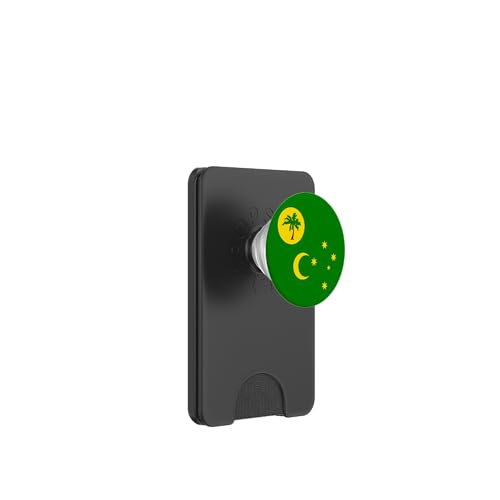 Flagge der Kokosinseln PopSockets PopWallet für MagSafe von World Country Flag Graphics (Cocos Islands)