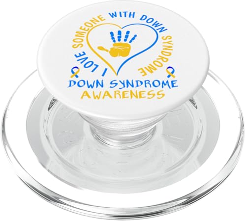 I Love Someone With Down Syndrome - Down Syndrome Awareness PopSockets PopGrip für MagSafe von World Down Syndrome Awareness Day 2025 Trisomy 21