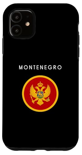 Hülle für iPhone 11 Montenegro Flagge - Minimalistisches Souvenir Weltreiseliebhaber von World Trip Collection Apparel Gifts