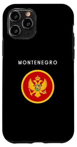 Hülle für iPhone 11 Pro Montenegro Flagge - Minimalistisches Souvenir Weltreiseliebhaber von World Trip Collection Apparel Gifts