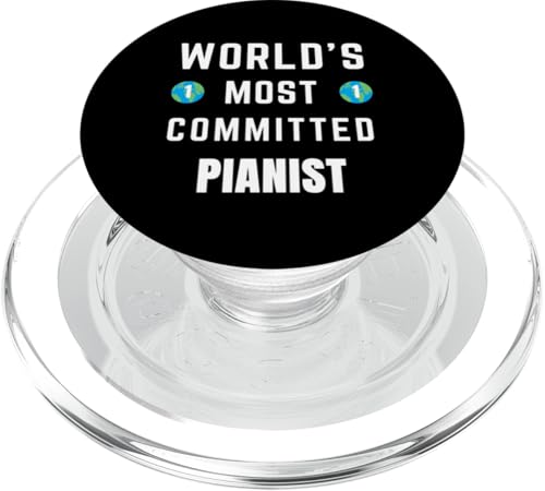 Der engagierteste Pianist der Welt, Klavierspieler PopSockets PopGrip für MagSafe von World's Most Committed Designs