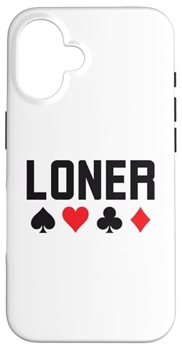 Hülle für iPhone 16 Loner lustig euchre spieler euchre humor von World's greatest cards partner Apparel co.